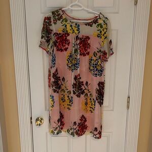 Maeve Pink Floral Mini Dress